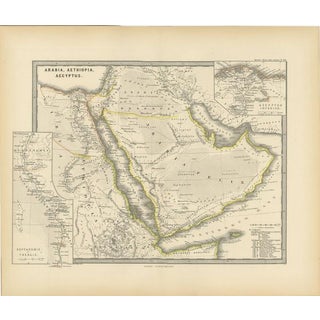 Ancient Realms of Northeast Africa, Arabia, Ethiopia, and Egypt by Aeg, 1880 For Sale