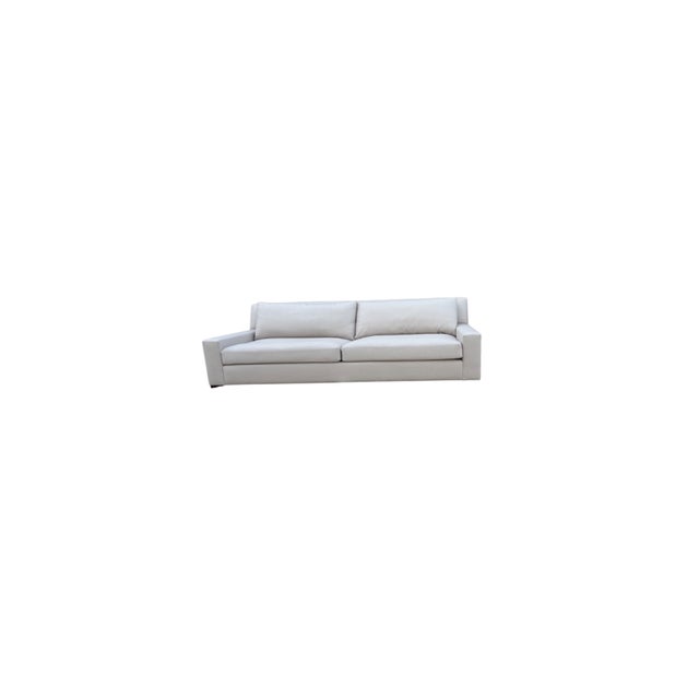 Restoration Hardware Restoration Hardware (Rh) Parisian Track Arm Sofa – Luxe Depth, 9' – Holland & Sherry Wool Twill in Dove For Sale - Image 4 of 8