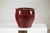 "About the Item A richly glazed vintage Chinese planter featuring the deep crimson tones characteristic of oxblood, or...