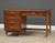A mid century modern walnut desk with a single bank and finished back by Drexel Biscayne. Made in USA. Circa 1960’s....
