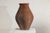 Ribbed Vintage Pottery Vase With Burnished Surface For Sale - Image 11 of 18