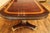 Brown Large and Robust Neoclassical Mahogany Dining Table With Gold Leaf. New American Finish, Immaculate For Sale - Image 8 of 17