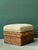 Vintage Braided Rattan Ottoman For Sale - Image 14 of 16