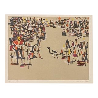 Maria Helena Vieira Da Silva, Carnival, 1978, Lithograph For Sale