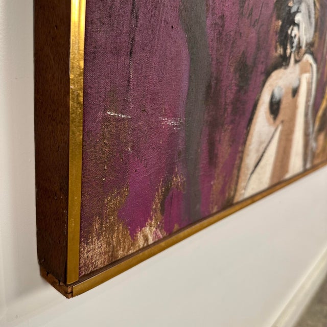 1963 Framed Oil on Canvas by George Rhoads For Sale - Image 11 of 12