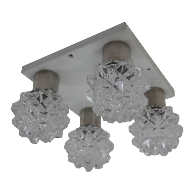 Metal Flush Mount by Kamenicky Senov, 1970s For Sale - Image 7 of 7