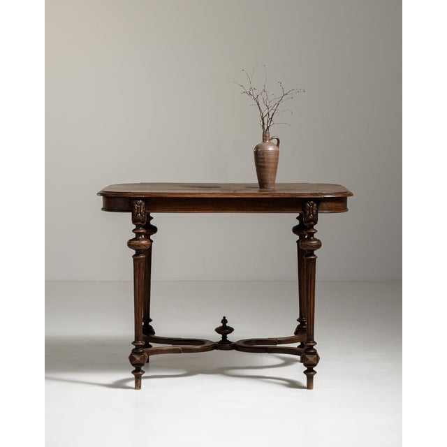 French Napoleon III Table, Second Empire Style, France, 19th Century For Sale - Image 3 of 13