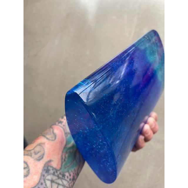 Martha Croasdale Signed Glass Sculpture Aurora Necklace Kosta Sweden For Sale - Image 11 of 11