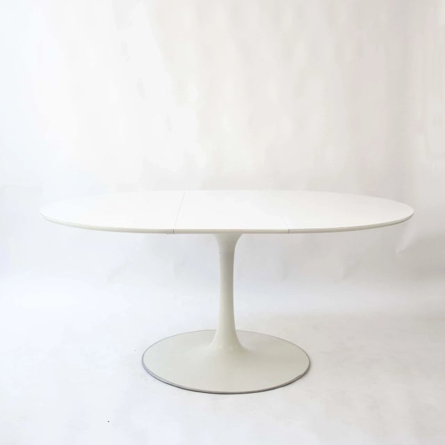 Space Age Extendable Dining Table by Maurice Burke for Arkana, 1970s For Sale - Image 3 of 9