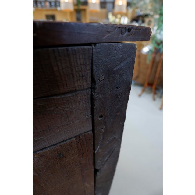 Wood 18th Century French Provincial Walnut Confiturier Cabinet with Drawer, 1760s For Sale - Image 7 of 16
