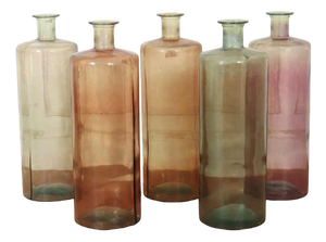 20th Century Tall Glass Jars, Set of 5