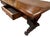 19th Century Antique Italian Carved Walnut Trestle Library Dining or Writing Table - Paw Feet For Sale - Image 5 of 15