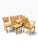 Late 20th Century Set of Seven Danish Oak Dining Chairs by Henning Kjærnulf For Sale - Image 5 of 17