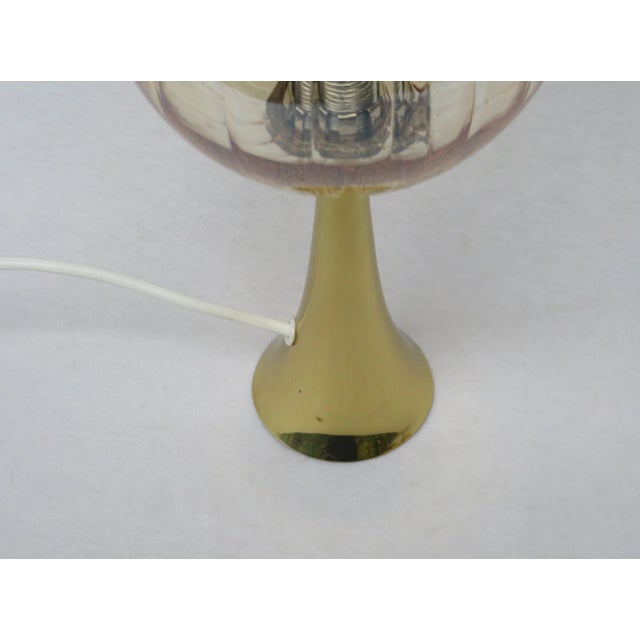 Space Age German Brass and Glass Table Lamps, 1960s, Set of 2 For Sale - Image 12 of 18