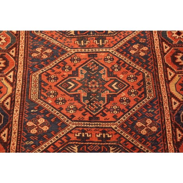 Nazmiyal Collection Antique Caucasian Soumak Rug For Sale In New York - Image 6 of 10