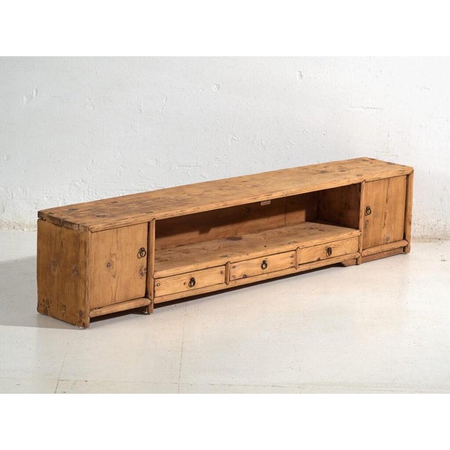Antique Pine Low Sideboard For Sale - Image 13 of 13
