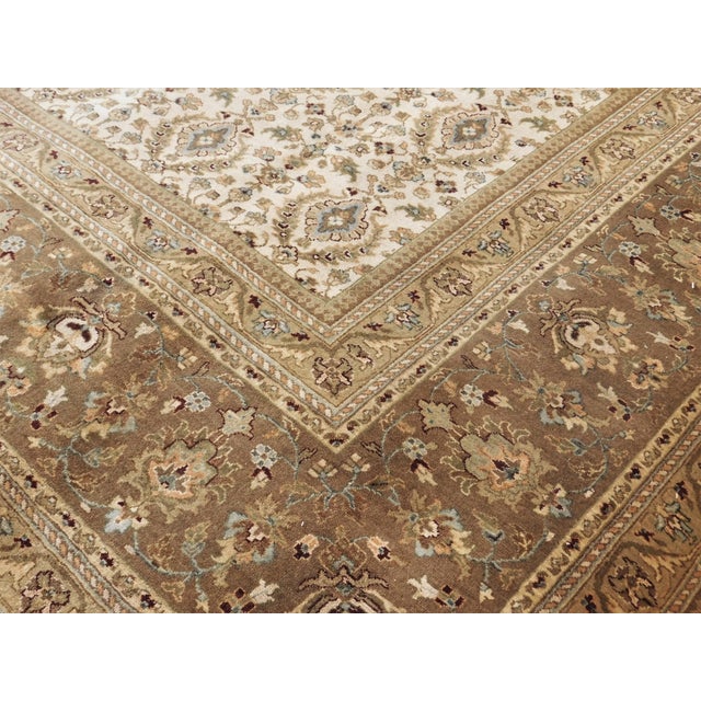 Hand-Knotted Indo-Persian Rug- 8'x 10' For Sale - Image 10 of 18