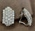 1960s 12 Carat Diamond Cocktail Stud Earrings in 14 Karat White Gold For Sale In New York - Image 6 of 8