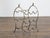 Mid 20th Century Mid 20th Century French Brass Faux Bamboo Wine Rack with Arching Motifs and Pad Feet For Sale - Image 5 of 12