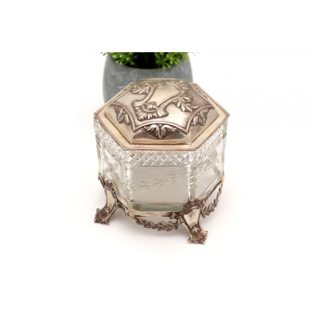 Cut Glass Candy Box For Sale - Image 6 of 7