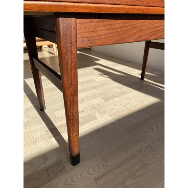 1960s Danish Teak Drop-Leaf Københavnerbord Table, Denmark, 1960s For Sale - Image 5 of 18