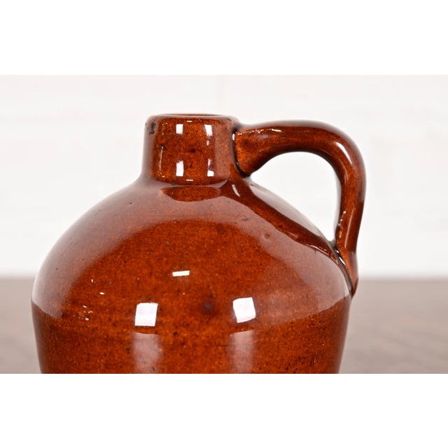 Ceramic Roycroft Pottery Antique Arts & Crafts Glazed Ceramic Jug, Circa 1920s For Sale - Image 7 of 13