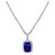 21 Carat Cushion-Cut AAA Tanzanite & 9.5 Ct Diamonds, Pendant Necklace Estate For Sale - Image 15 of 18