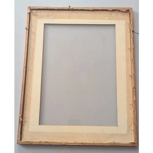 Vintage Sketched Portrait Framed by Plohn & Co. New York 15"x19" For Sale - Image 13 of 13