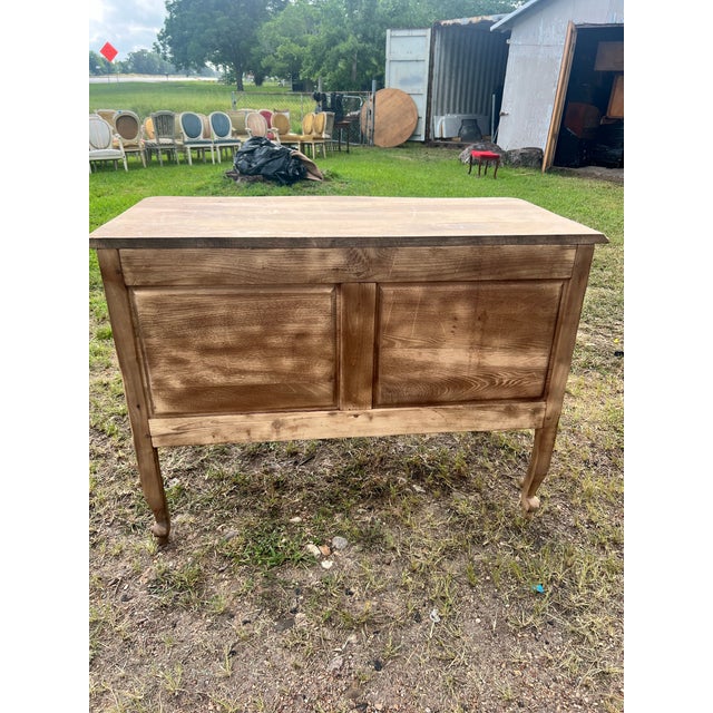 French 19th Century Louis XV Provincial Bleached Chest of Drawers / Commode For Sale - Image 4 of 12