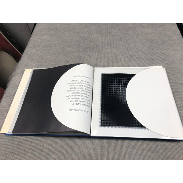 Blue 1970 Victor Vasarely 'Vasarely II' Cubism Blue Book For Sale - Image 8 of 11