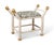 White Boca White Ocelot Celadon Bamboo Bench For Sale - Image 8 of 8