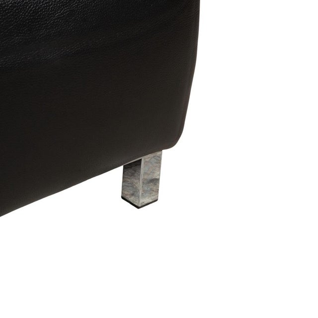 Butterfly Corner Sofa in Black Leather from Ewald Schillig For Sale - Image 10 of 18