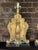 Uttermost Vintage Palm Beach Regency Uttermost Hand Gilt Table Lamps - A Pair - Newly Painted For Sale - Image 4 of 17