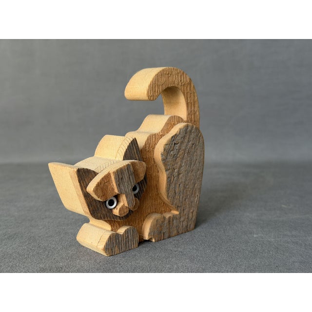 Cat Sculpture from Fausto Sangiovanni, Orvieto, Italy, 1975 For Sale - Image 3 of 6