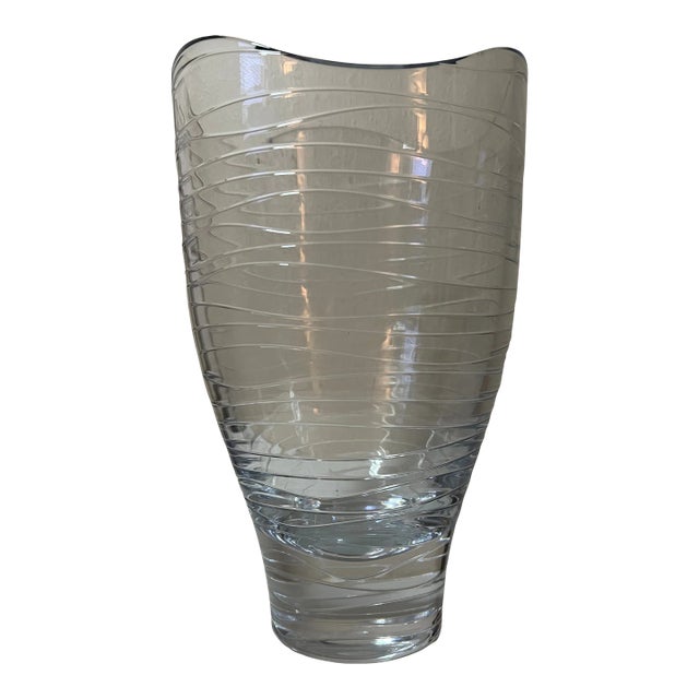 2000s Crystal Villeroy & Boch Vase For Sale
