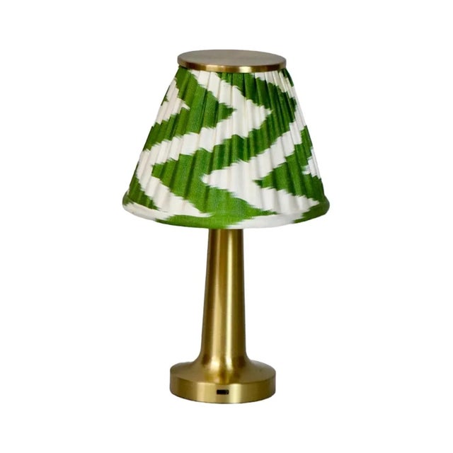 Ikat-inspired Designs. Each lampshade boasts a unique Ikat pattern, reflecting the centuries-old art of textile dyeing and...