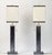 Nice pair of minimalist and modern lamps. Very masculine. Great for office or bedroom.