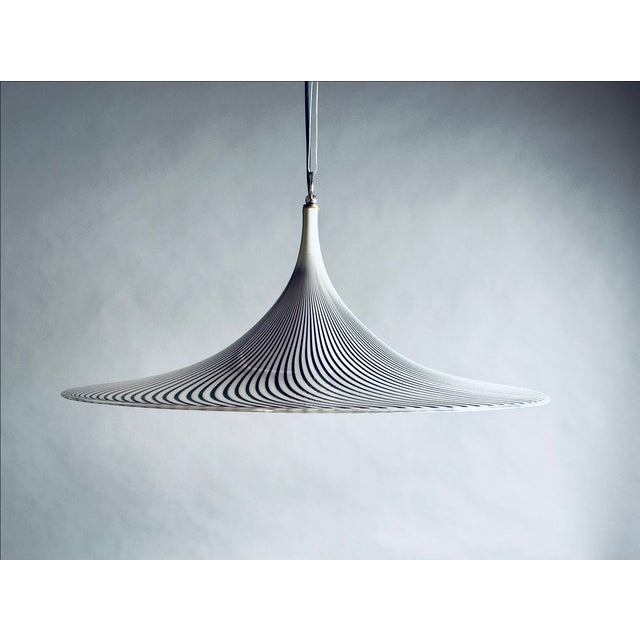 Striped Pendant Lamp by Lino Tagliapietra for Effetre, 1980s For Sale - Image 6 of 6