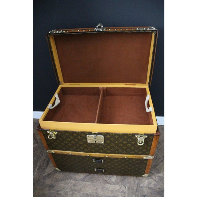 Vintage Shoe Trunk by Louis Vuitton, 1920s For Sale - Image 11 of 18