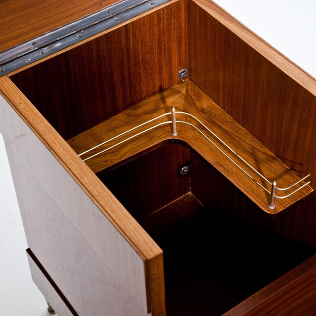 Mid-Century Folding Bar Cabinet, Italy circa 1950s For Sale - Image 12 of 18