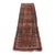 Antique Camel Hair Runnr with Coral Pinks, Watermelon, Rust Rug 3.2 x 9.5 For Sale