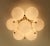 Not Yet Made - Made To Order Sakura Polished Brass Glossy White Murano Globe Flush Mount by Fabio LTD For Sale - Image 5 of 7