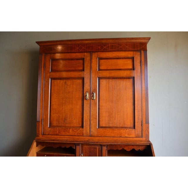 Antique Oak Top Desk, Secretary For Sale - Image 5 of 13