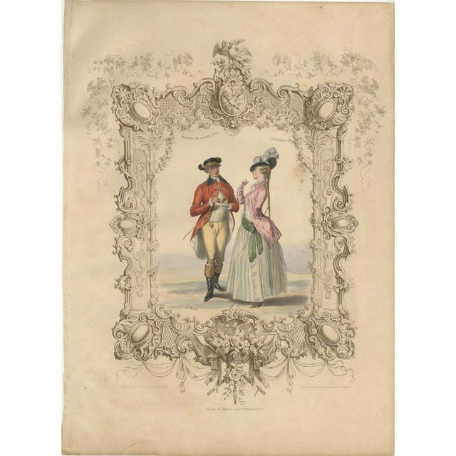 Achille Devéria, Court Costume, 1847, Lithograph For Sale - Image 9 of 9