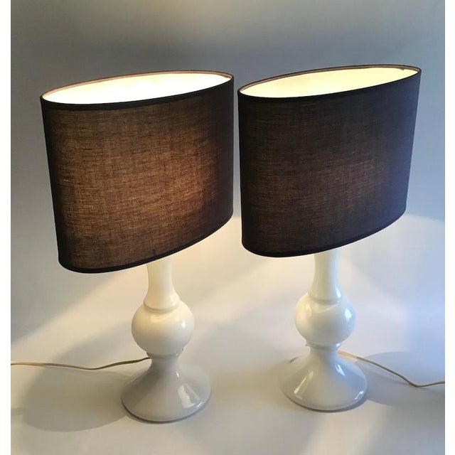 Glass Table Lamps from Luxus, 1960s, Set of 2 For Sale - Image 6 of 11
