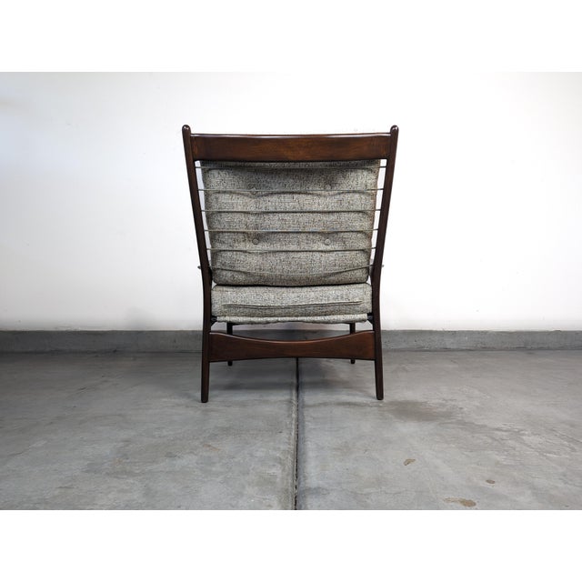 1960s Danish Mid Century Modern Lounge Chair by Selig For Sale - Image 5 of 12