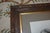 Victorian Vintage Carved Oak Wood Rectangular Picture Frame W/ Glass For Sale - Image 3 of 12