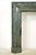 Antique Bolection Dark Green Marble Mantel For Sale - Image 4 of 16