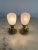 Metal Mid-Century Brass and Murano Glass Table Lamps, 1950s, Set of 2 For Sale - Image 7 of 9