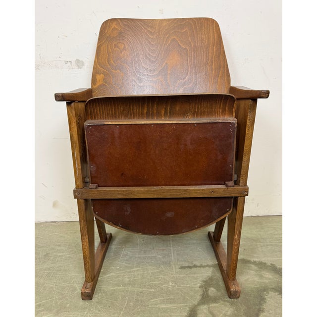 Vintage Cinema Theatre Chair from Ton, 1960s For Sale - Image 13 of 16